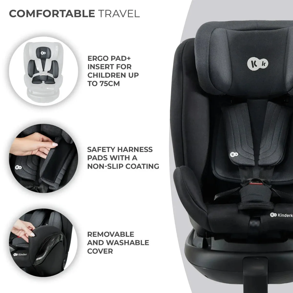 [2-Year Warranty] KinderKraft Car Seat  Xrider - 2 Color