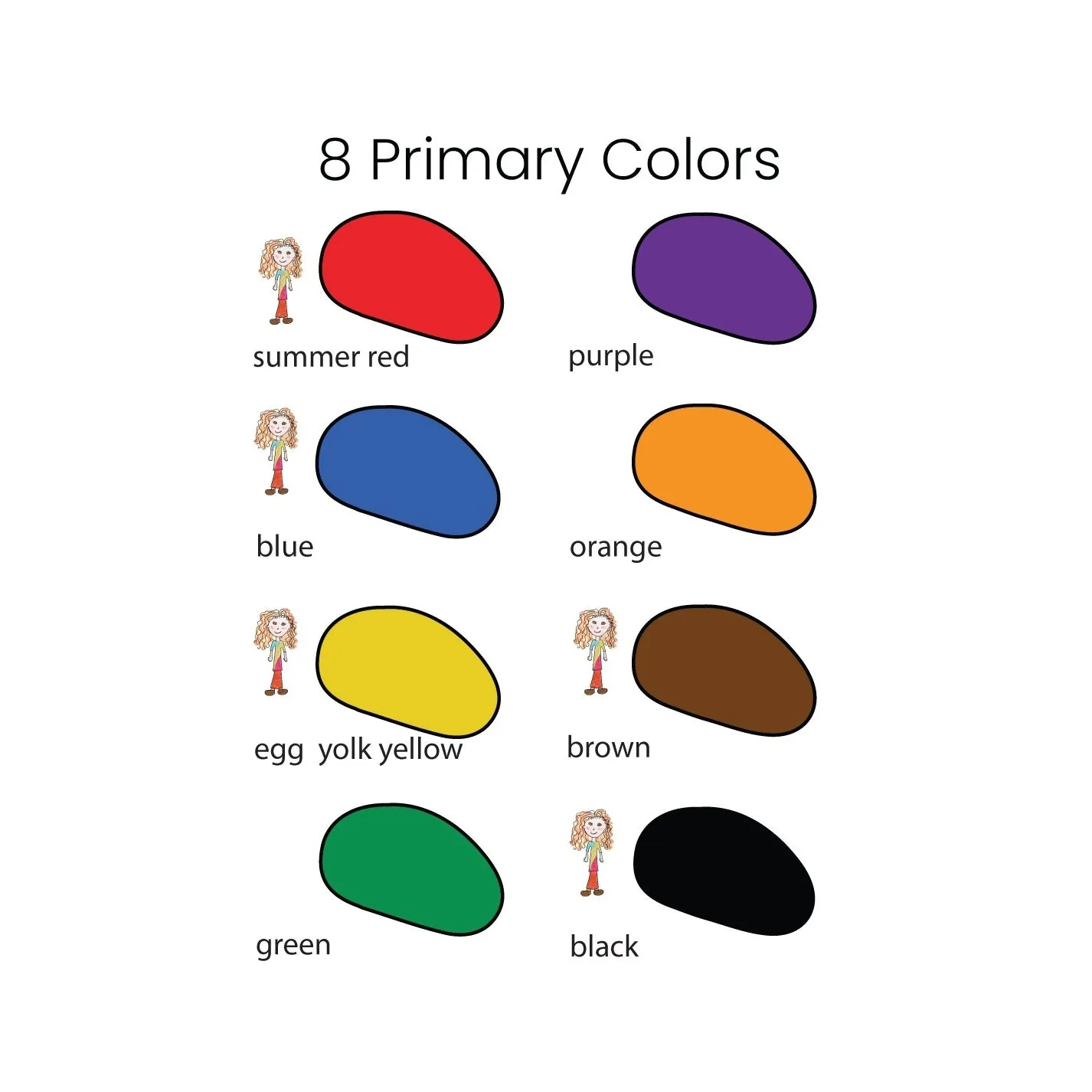 24 colors crayon rocks in a bag