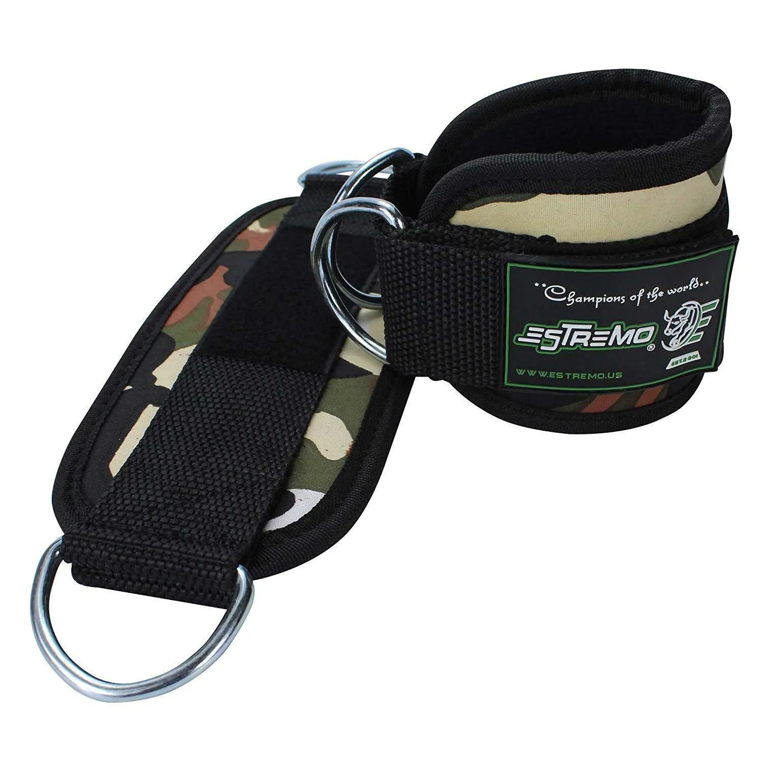 Ankle Straps for Cable Machine - Camouflage