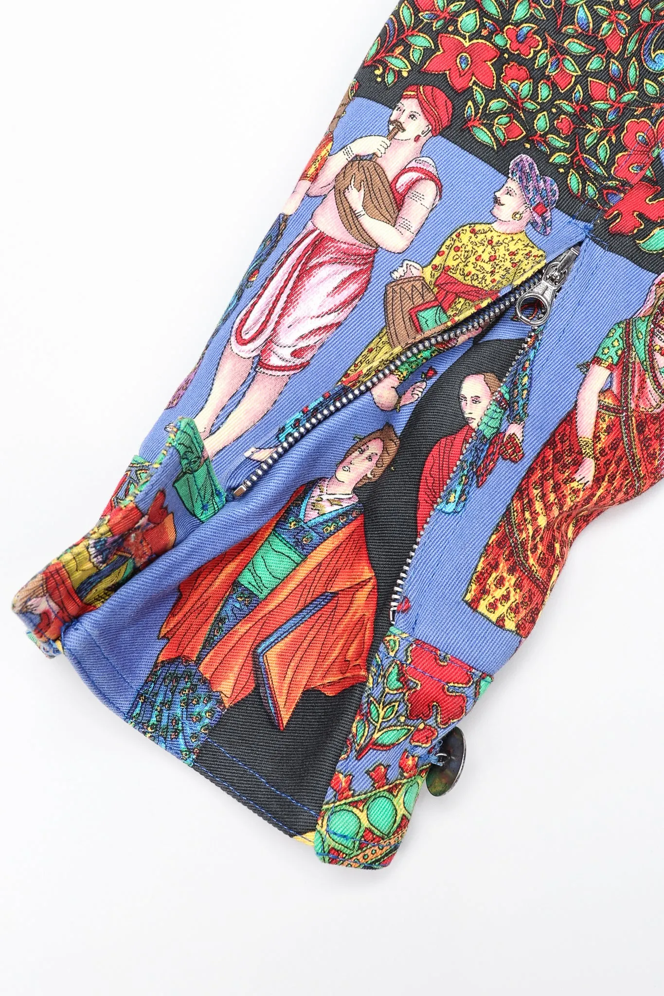 Asiana Print Harrington Jacket