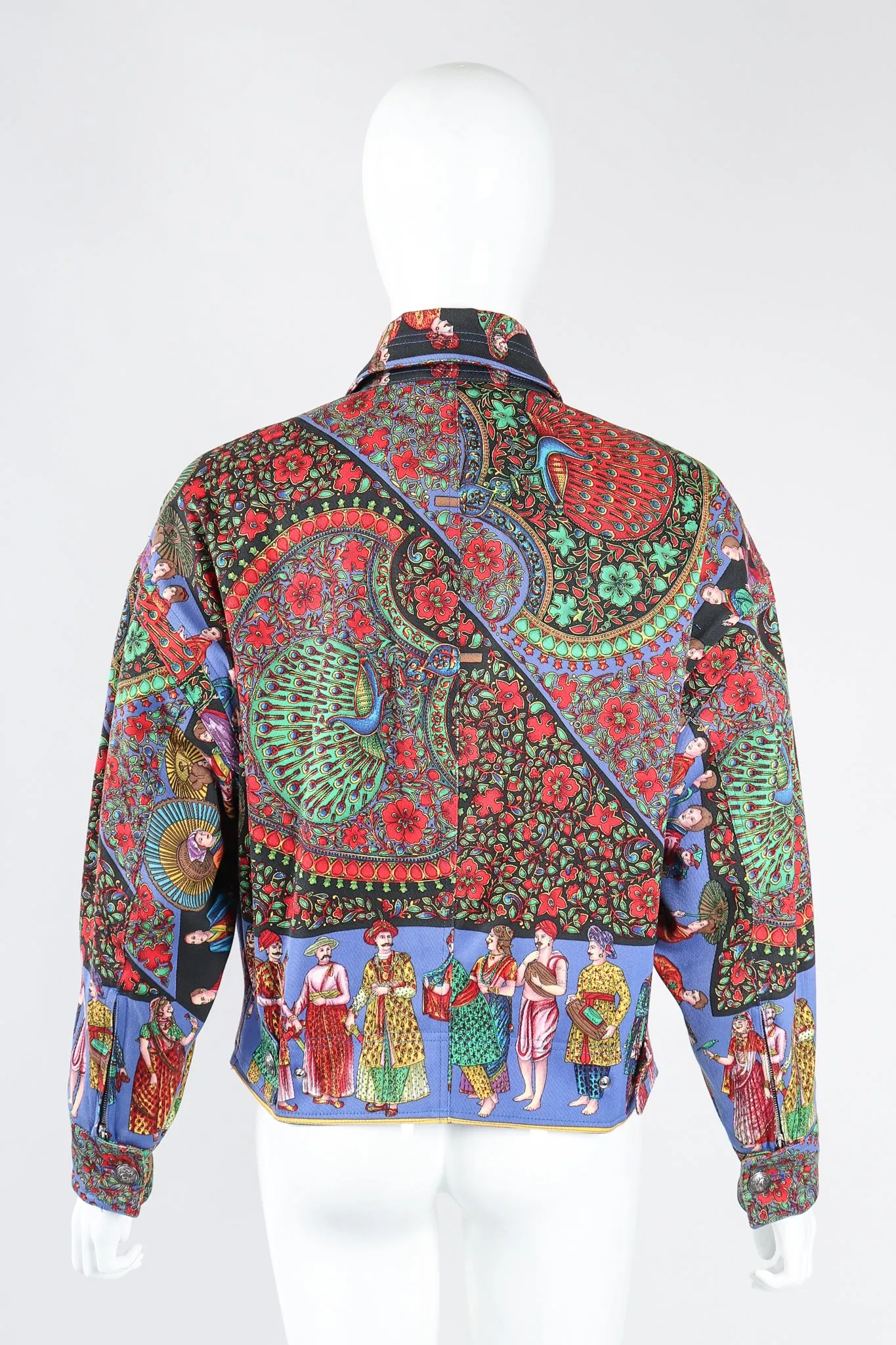 Asiana Print Harrington Jacket