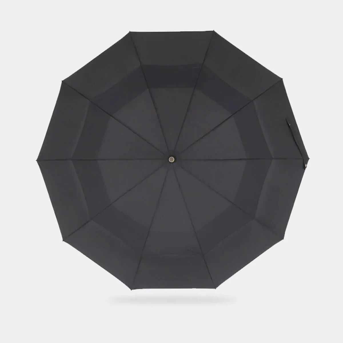 Automatic Folding Umbrella - Elegant Wooden Handle