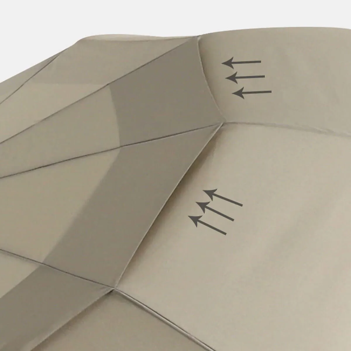 Automatic Folding Umbrella - Elegant Wooden Handle