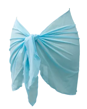 Baby Blue Mesh Sarong