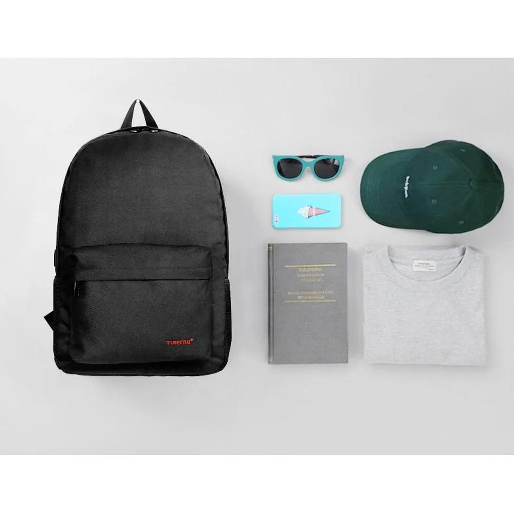 Backpack USB Charging & Anti-Theft <br> Polyester