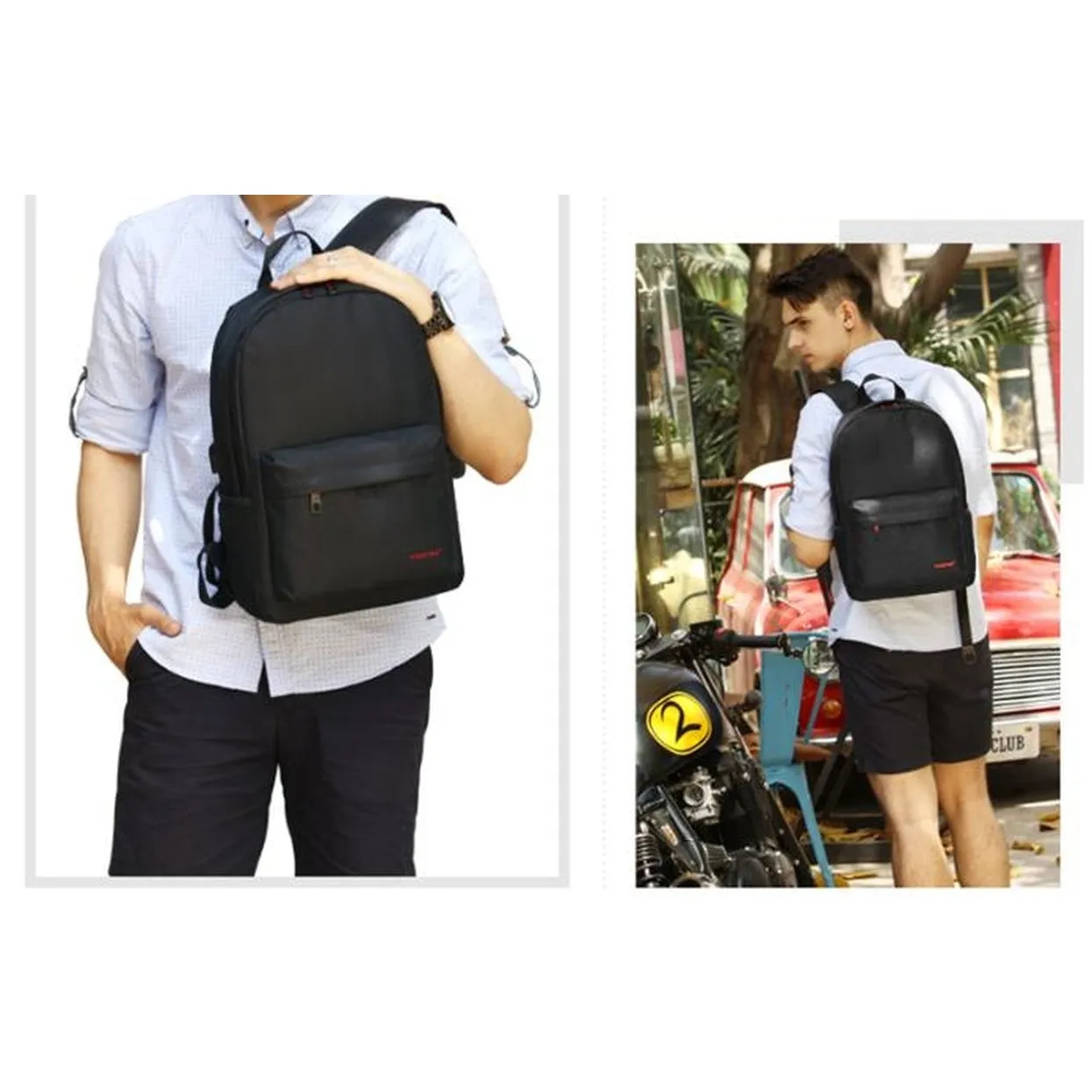 Backpack USB Charging & Anti-Theft <br> Polyester