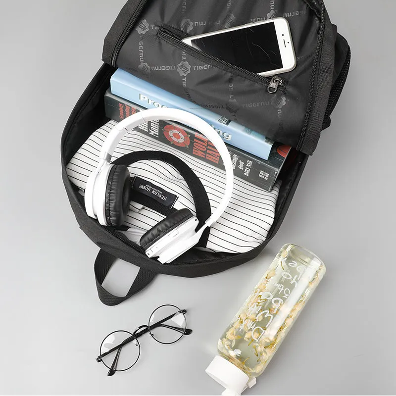 Backpack USB Charging & Anti-Theft <br> Polyester