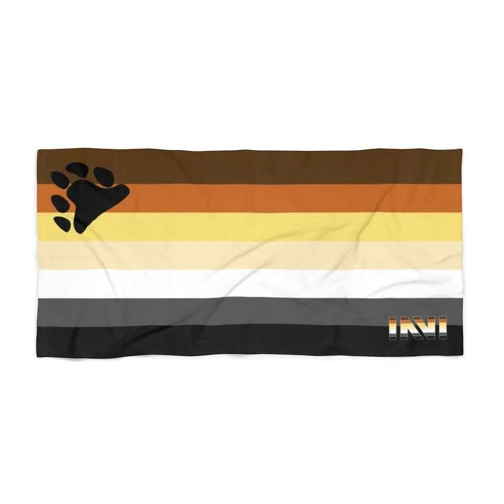 Bear Pride Flag Pool or Beach Towel