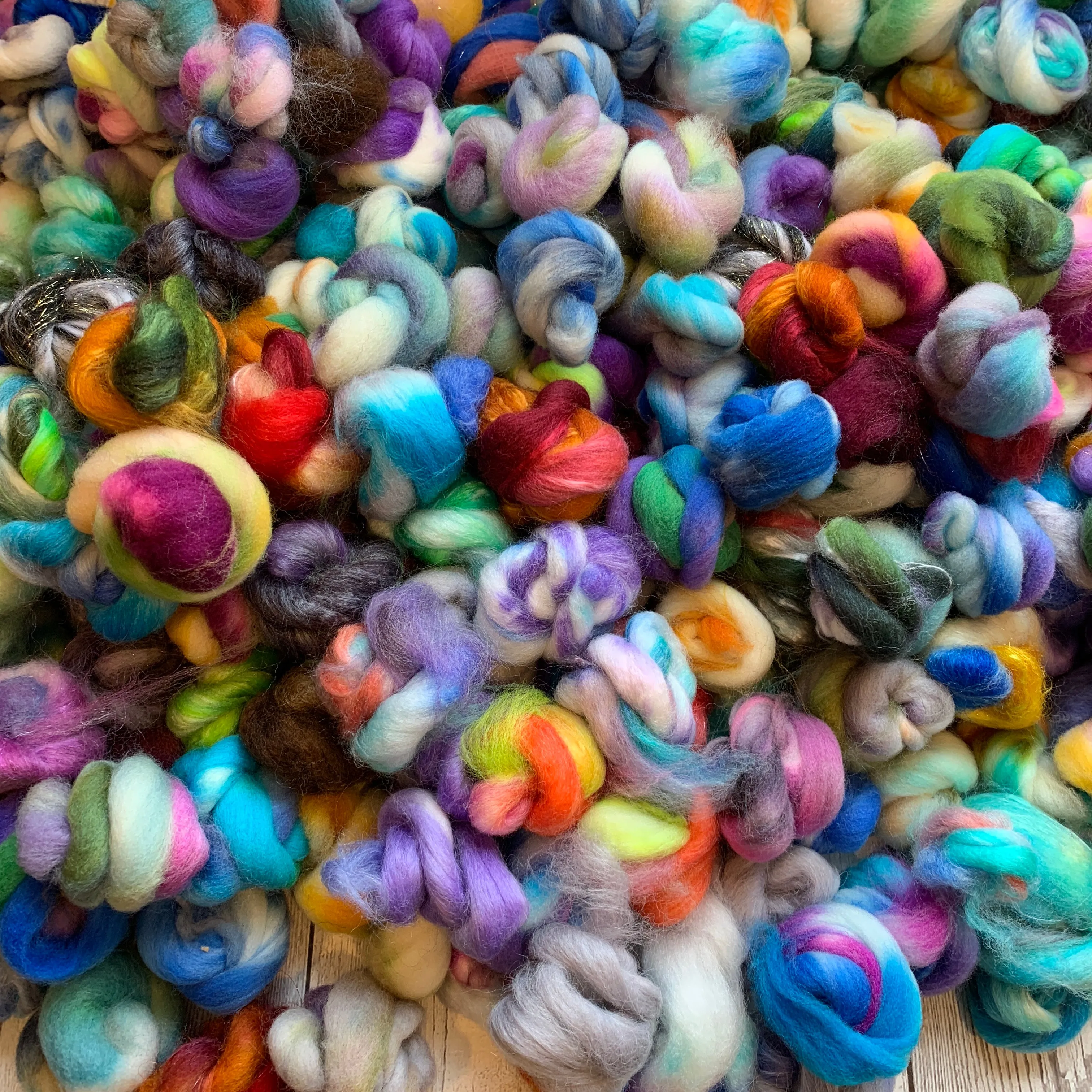 Bits and Bobs Handpaints - 1.5 oz - Spin Crazy Variegated Yarns Spontaneously