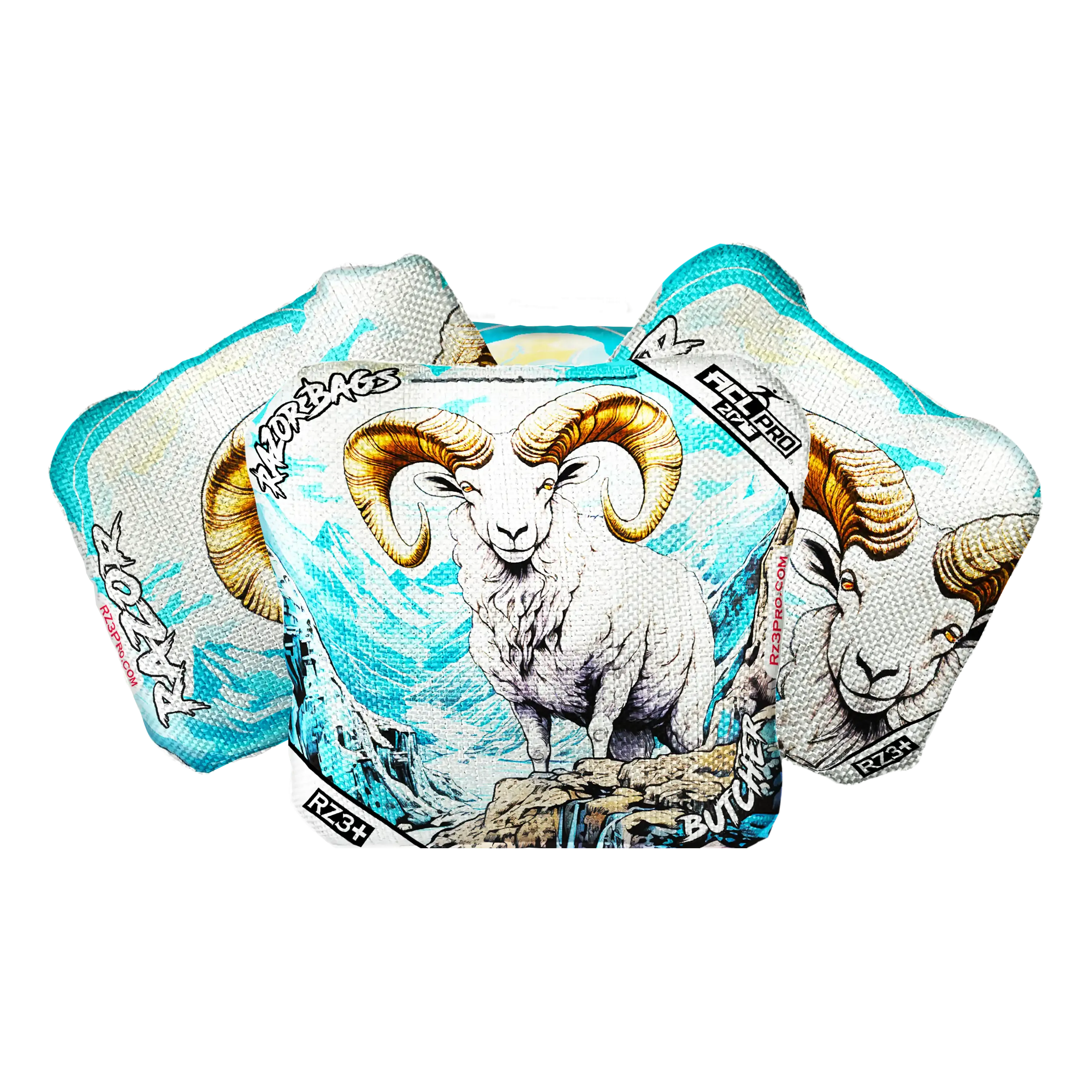 Butcher | Alaskan Dall Sheep | ACL PRO Razor Cornhole Bags