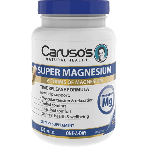 Caruso's Super Magnesium 120 Tablets - Nutritional Support