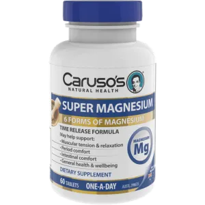 Caruso's Super Magnesium 60 Tablets - Nutritional Support