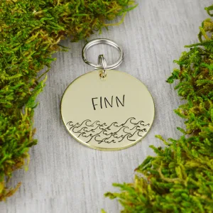 Catch a Wave Pet ID Tag