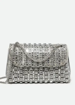 Celeste - Rhinestone Crystal Evening Clutch