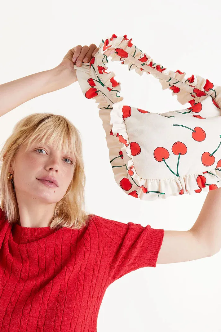 Cherry Print Shoulder Bag