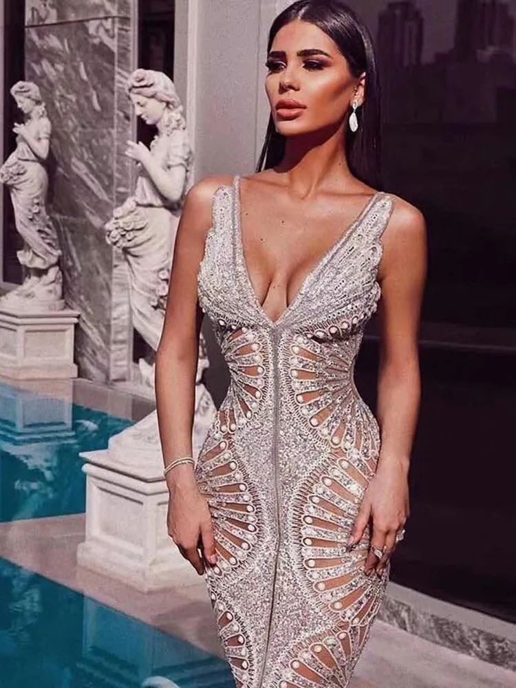 Chic Silver Sequins