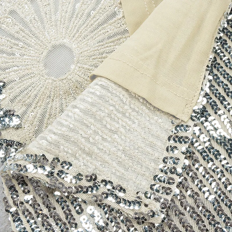 Chic Silver Sequins