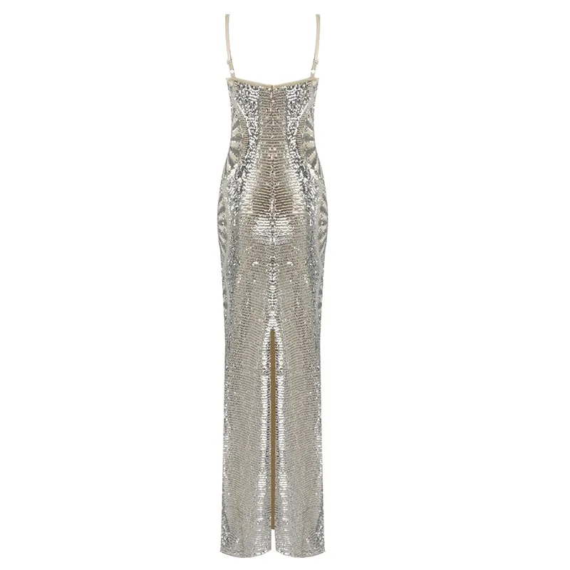 Chic Silver Sequins