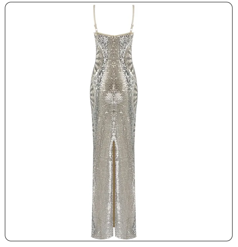 Chic Silver Sequins