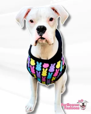 Chilling With My Peeps - PAWjama with Black Neck & Trim/Sleeves