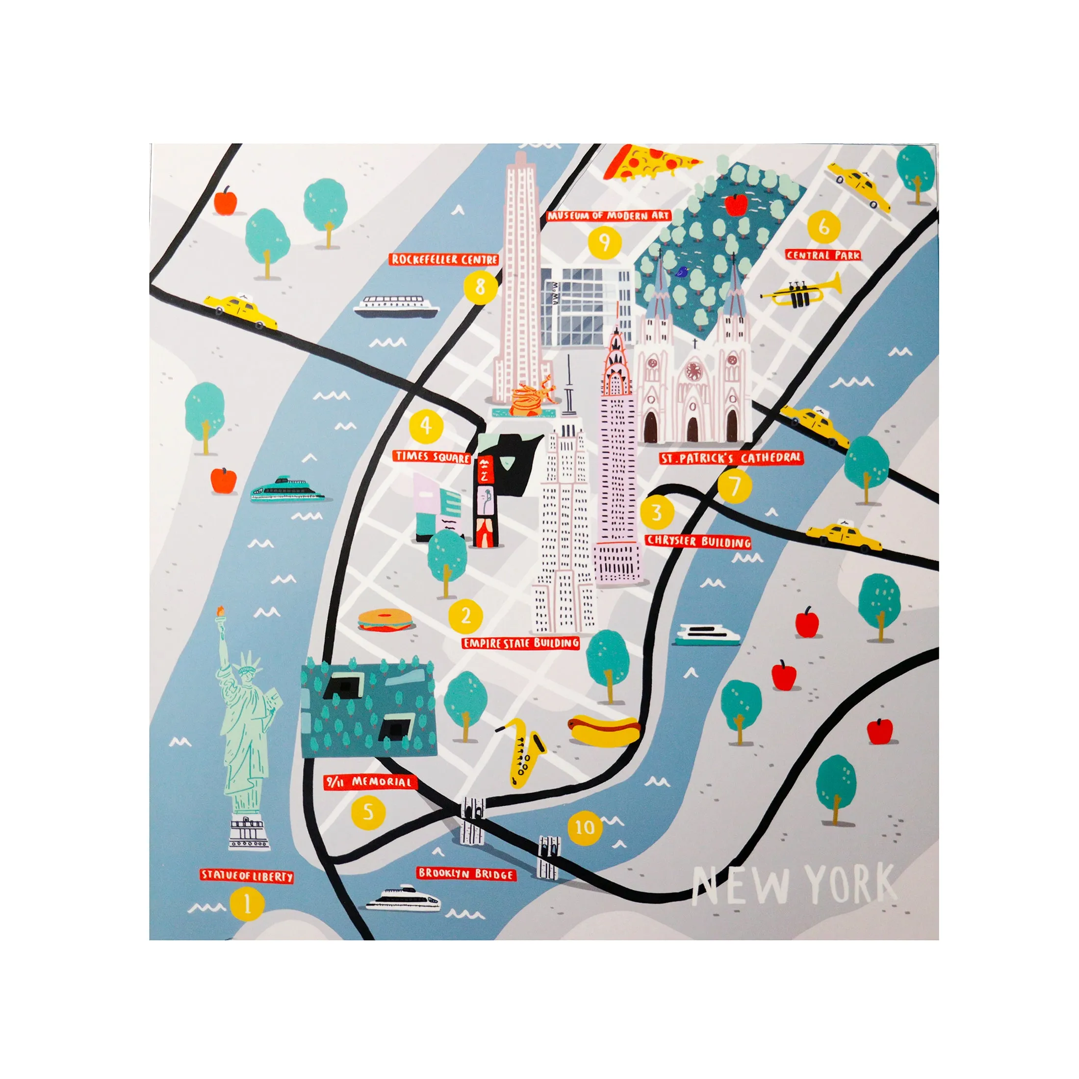 Cities of Wonder Stick It & Go Activity Set New York