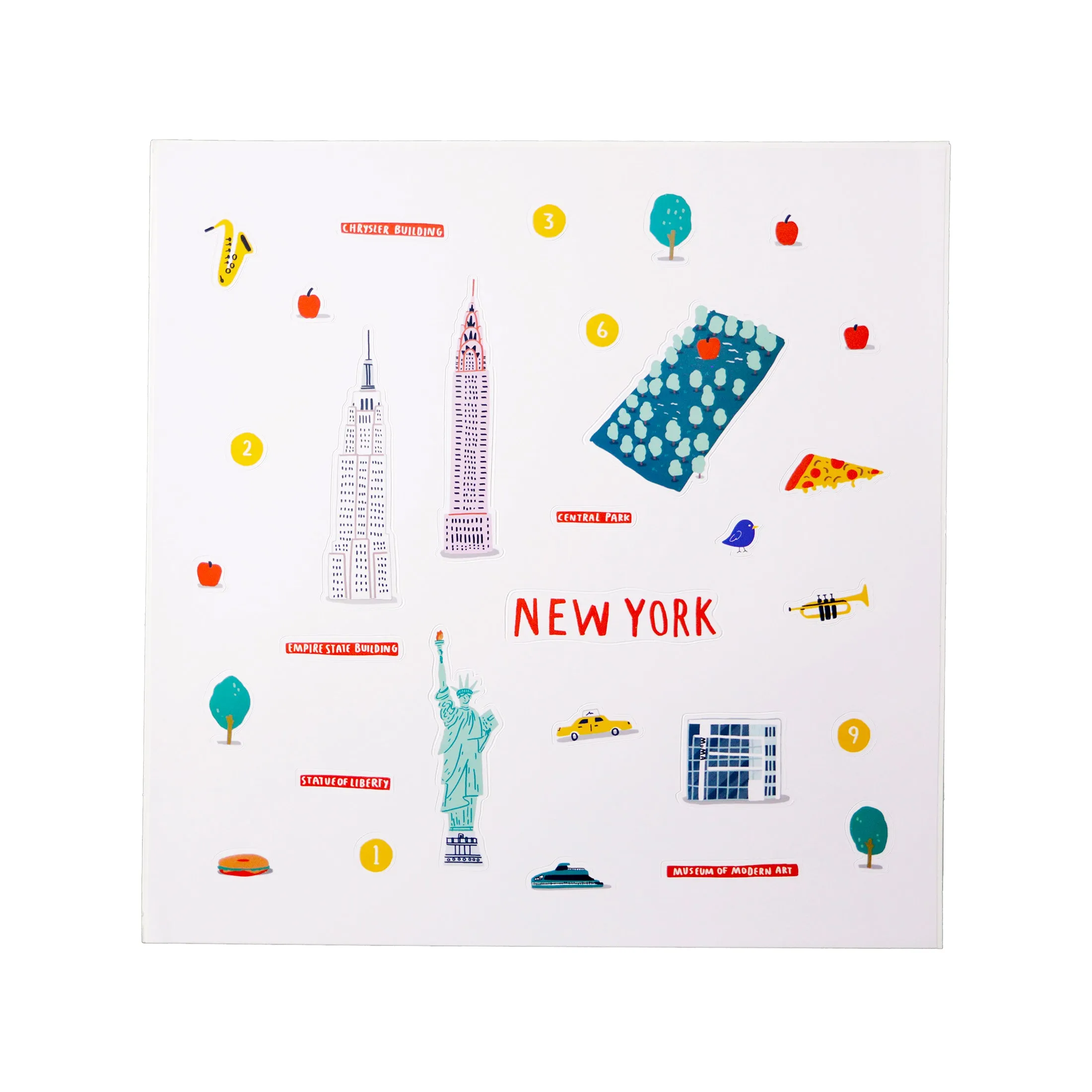 Cities of Wonder Stick It & Go Activity Set New York