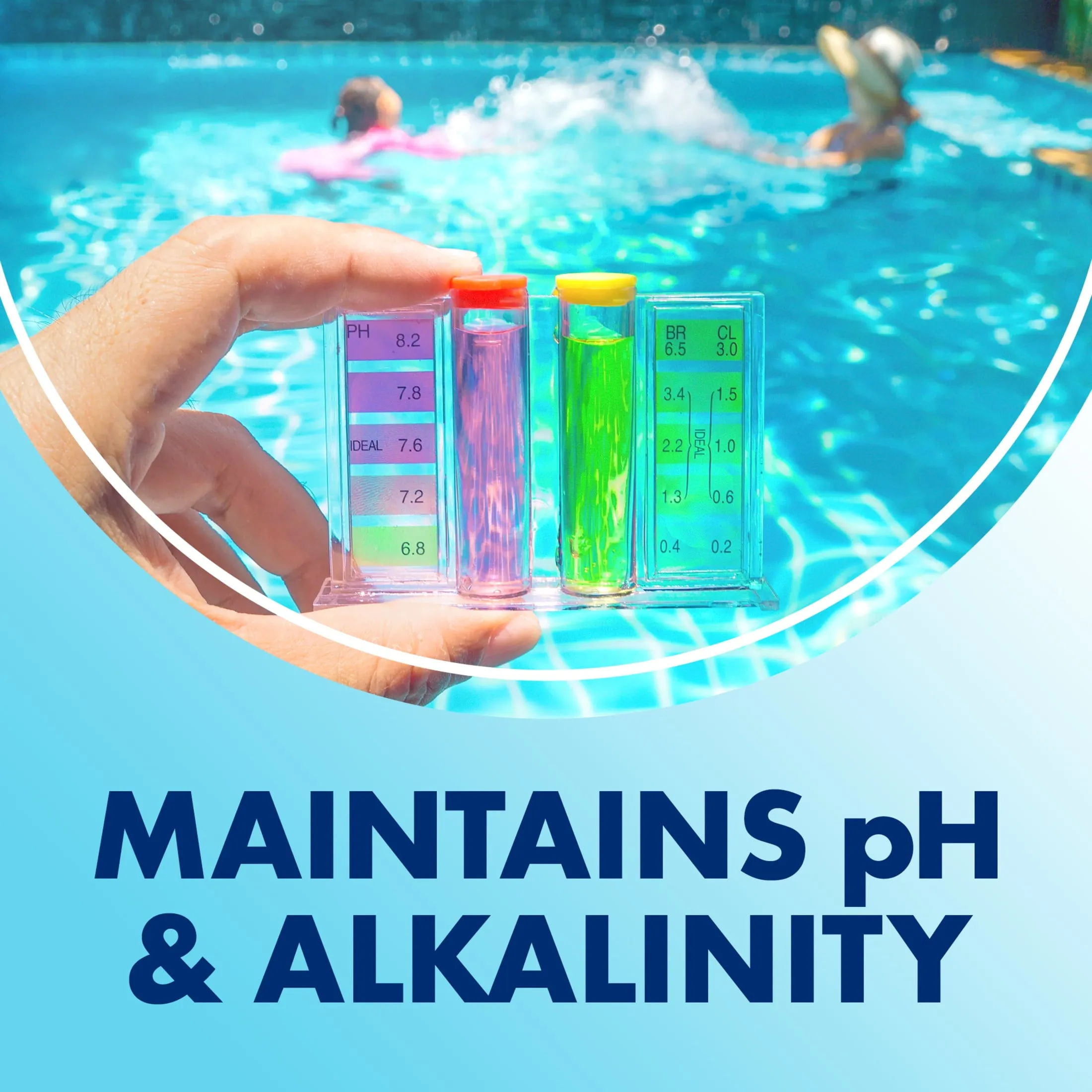 Clear Balance Swimming Pool Alkalinity & Ph Maintenance Tablets, White, 1 Pack, 16 Count