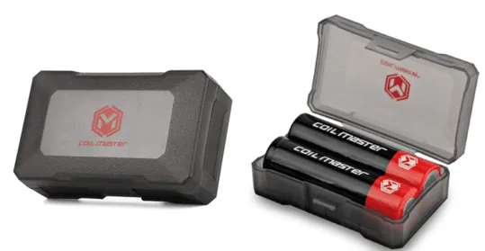 COIL MASTER - 18650 Battery Case (Batteries Not Included)