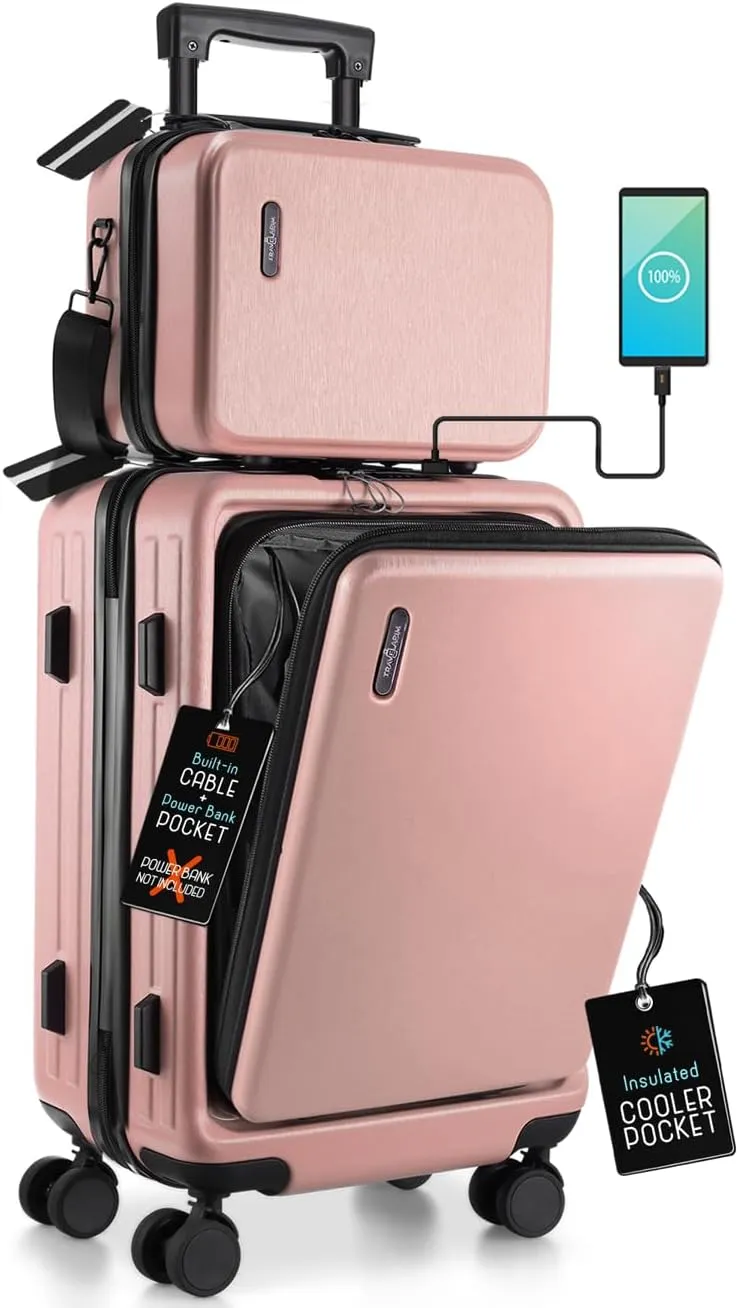Compact Wheels Expandable Carry Inch Piece, 22 Luggage with and Luggage Hard Pink Suitcases Sets Expert assistance 2 Durable on Suitcase Spinner, Set, Inch 24 Suitcase, Shell Travel