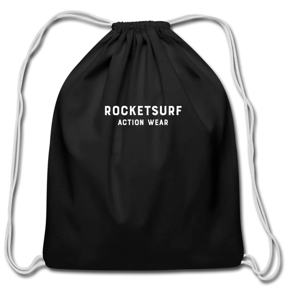 Cotton Drawstring Bag - RocketSurf Logo