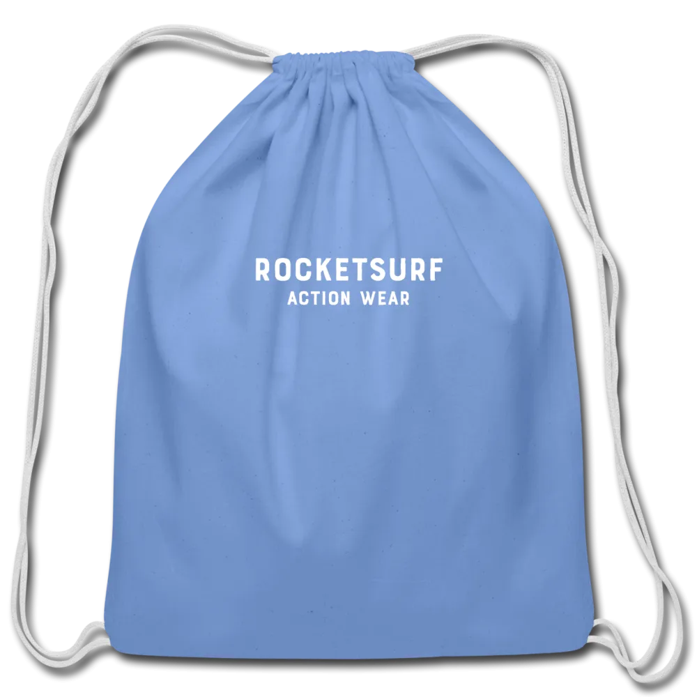 Cotton Drawstring Bag - RocketSurf Logo