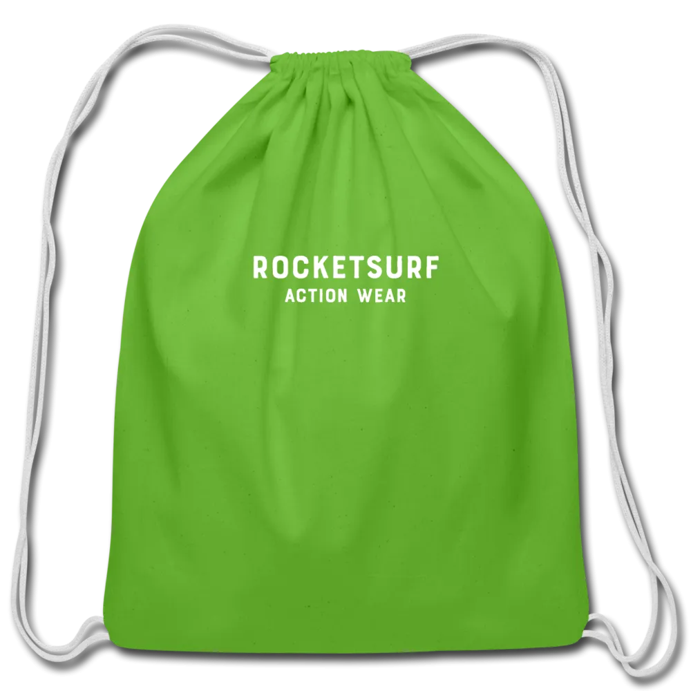 Cotton Drawstring Bag - RocketSurf Logo