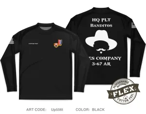 Custom A CO. 3-67 AR Core Men's LS Flex Performance Tee - Up556t