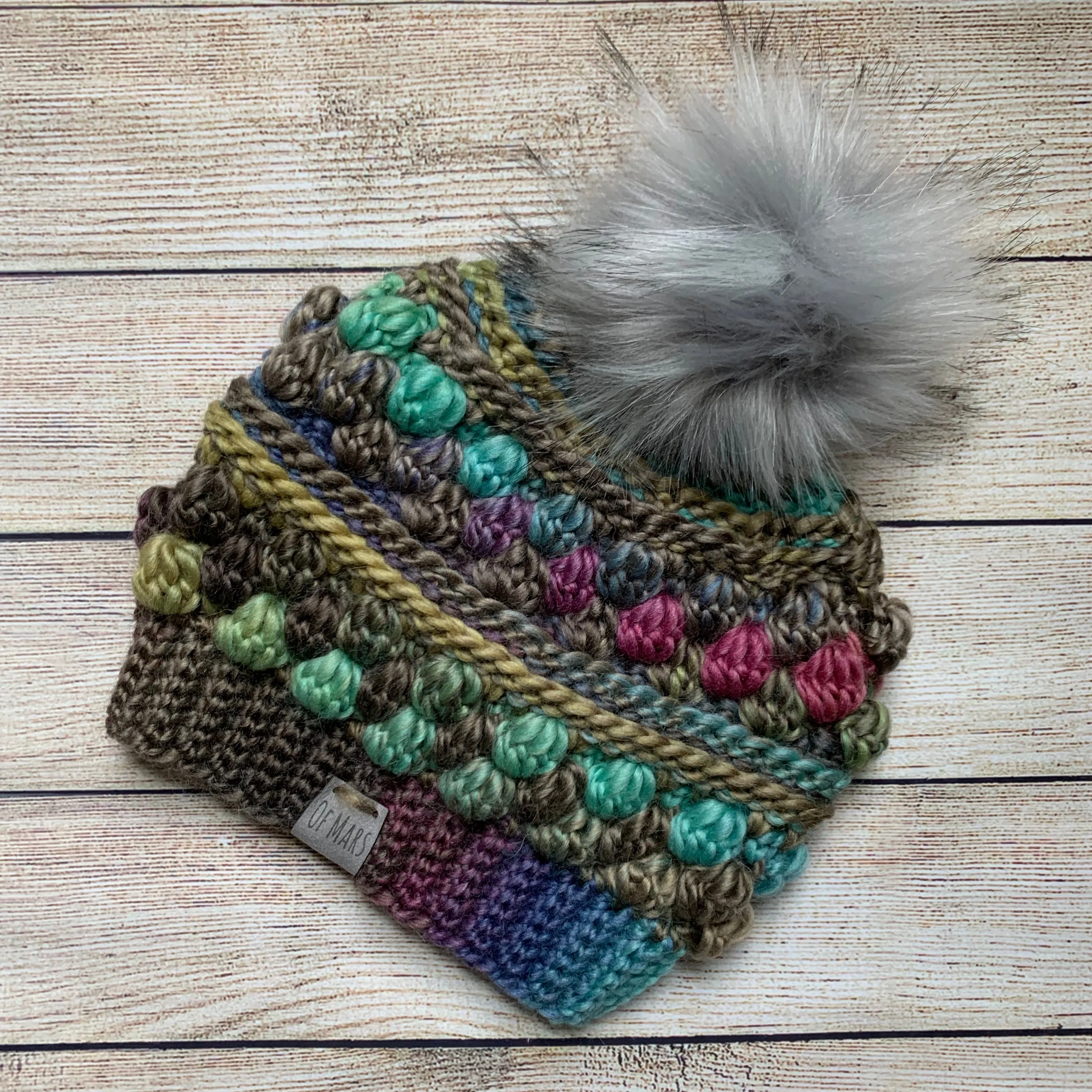 Custom Earthy Wobble Bobble Beanie