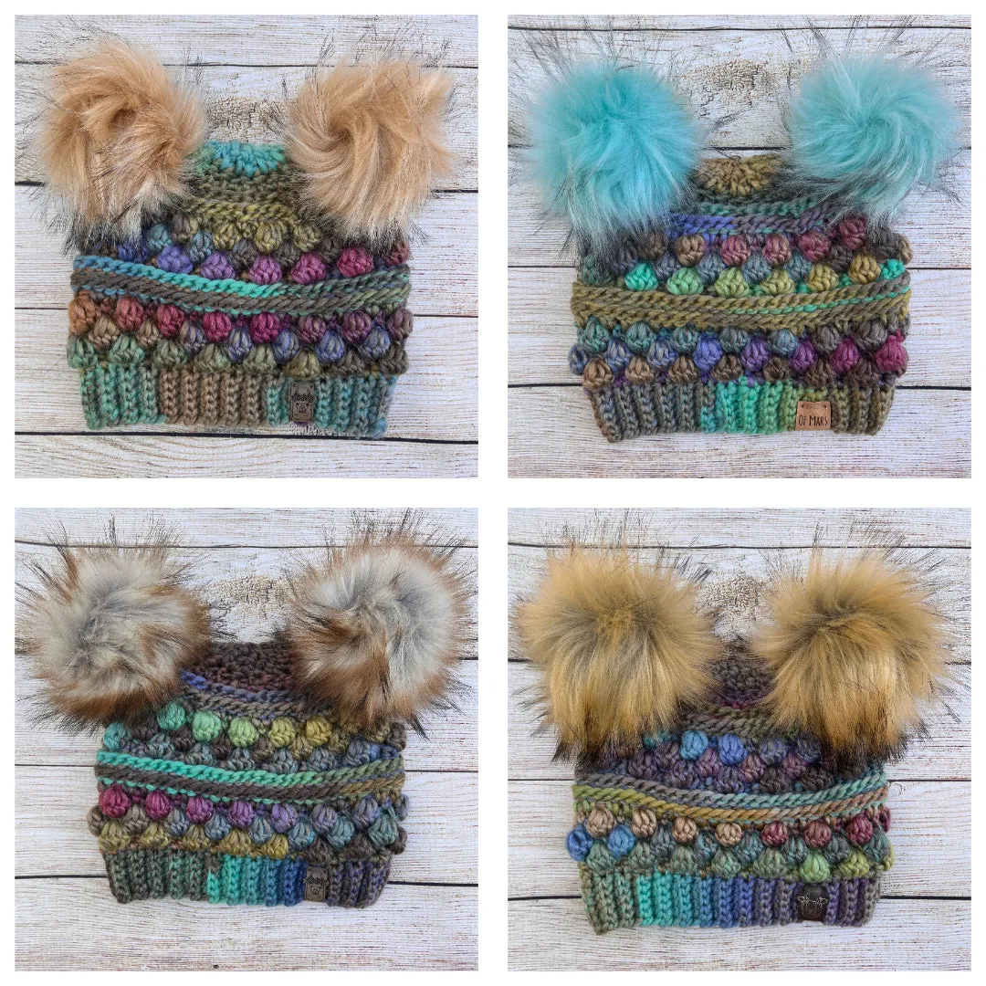 Custom Earthy Wobble Bobble Beanie