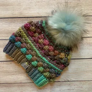 Custom Earthy Wobble Bobble Beanie
