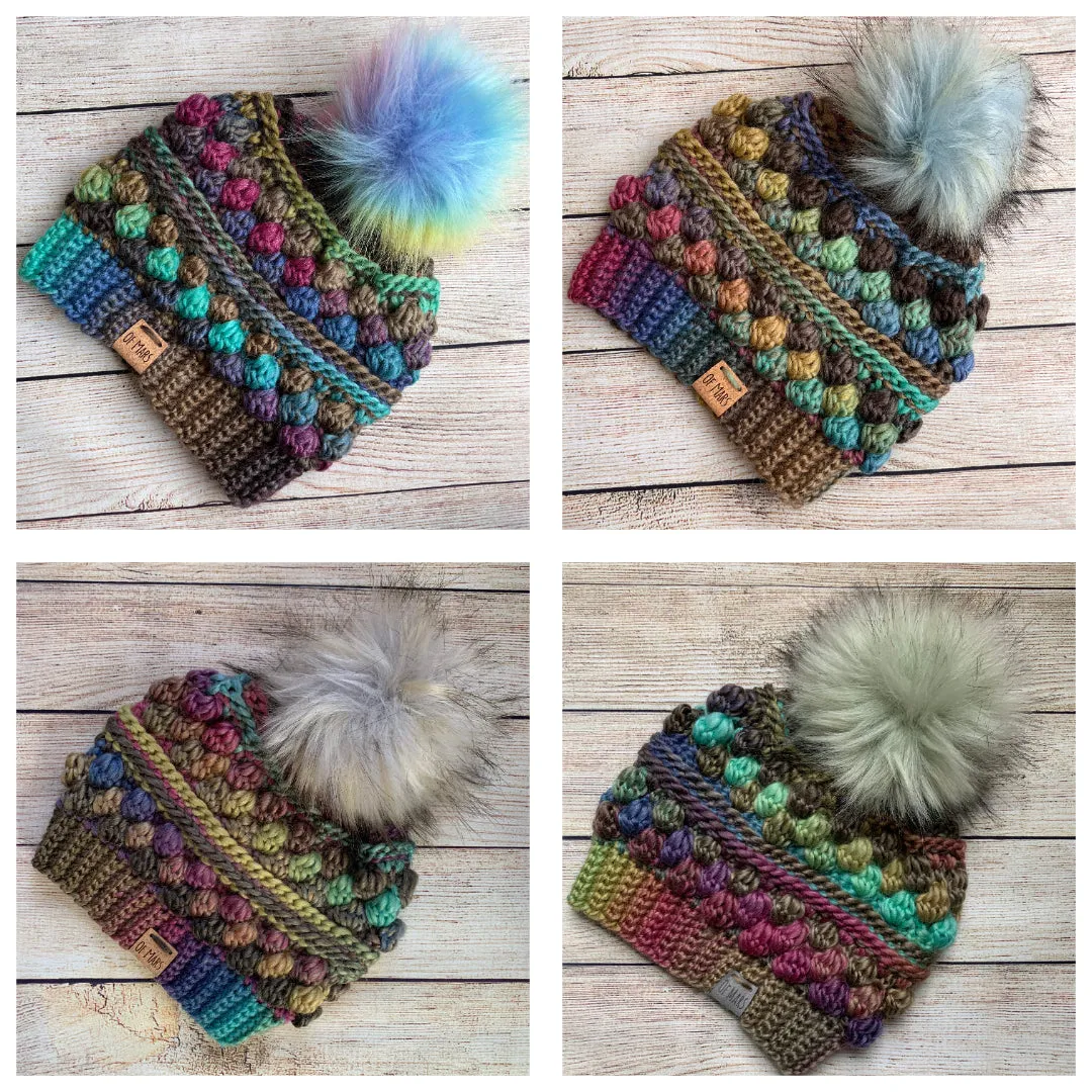 Custom Earthy Wobble Bobble Beanie