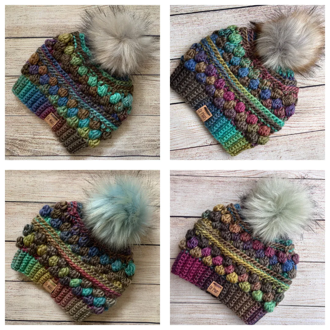 Custom Earthy Wobble Bobble Beanie