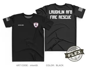 CUSTOM Laughlin AFB Fire Department Core Men's SS Flex Performance Tee - n4smSt