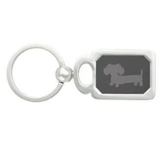 Dachshund Key Rings for Doxie Dads