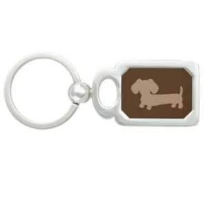 Dachshund Key Rings for Doxie Dads
