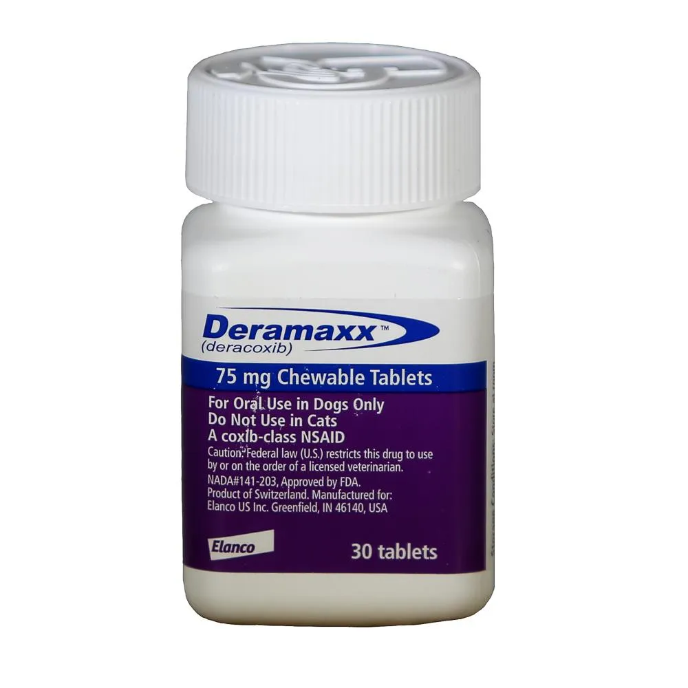 Deramaxx 75 mg, Sold per tablet