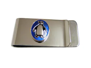 Detailed Penguin Bird Money Clip