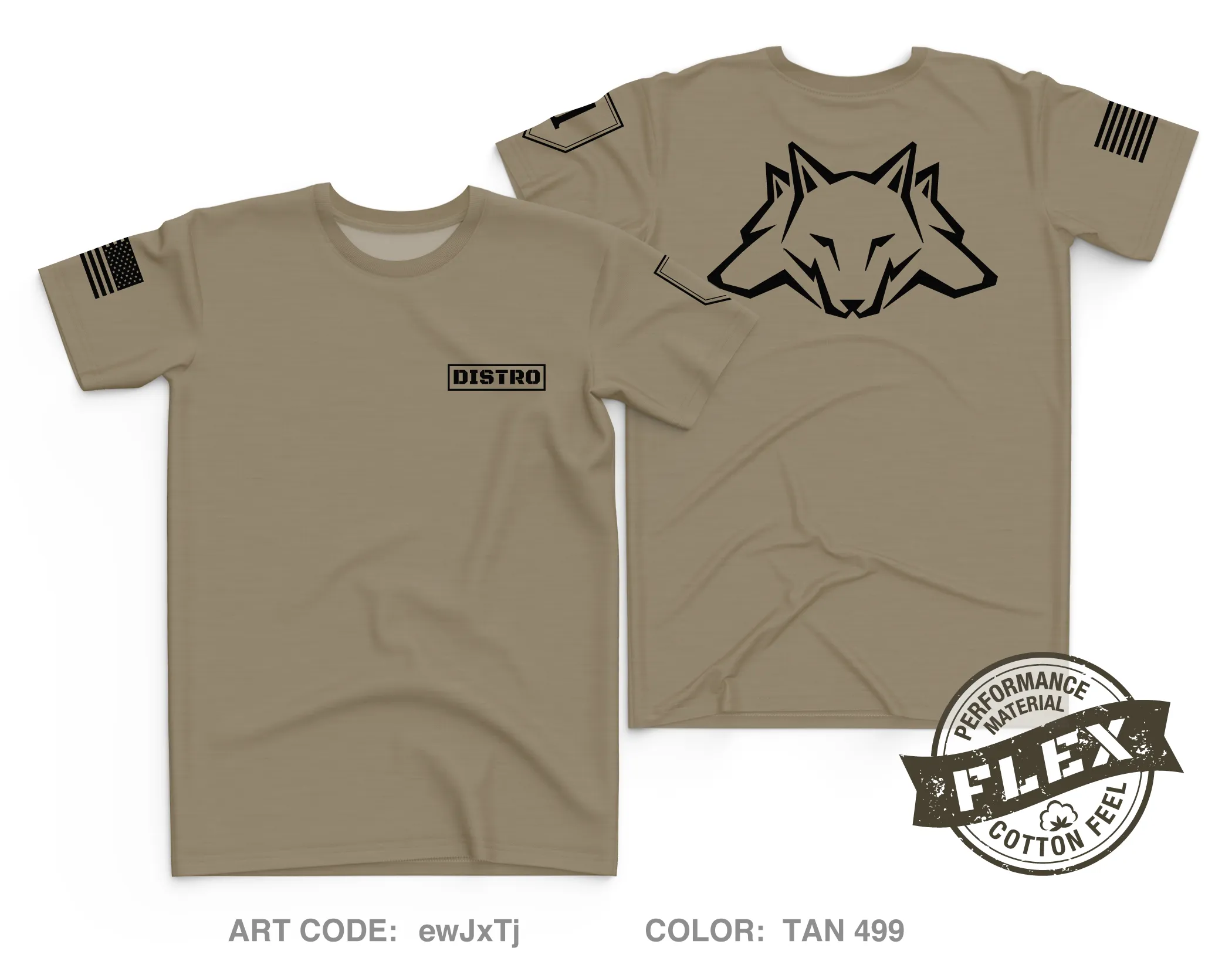 Distro Platoon, I FSC, 1-16IN Core Men's SS Flex Performance Tee - ewJxTj