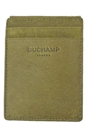 Duchamp London Olive Credit Card and ID Wallet