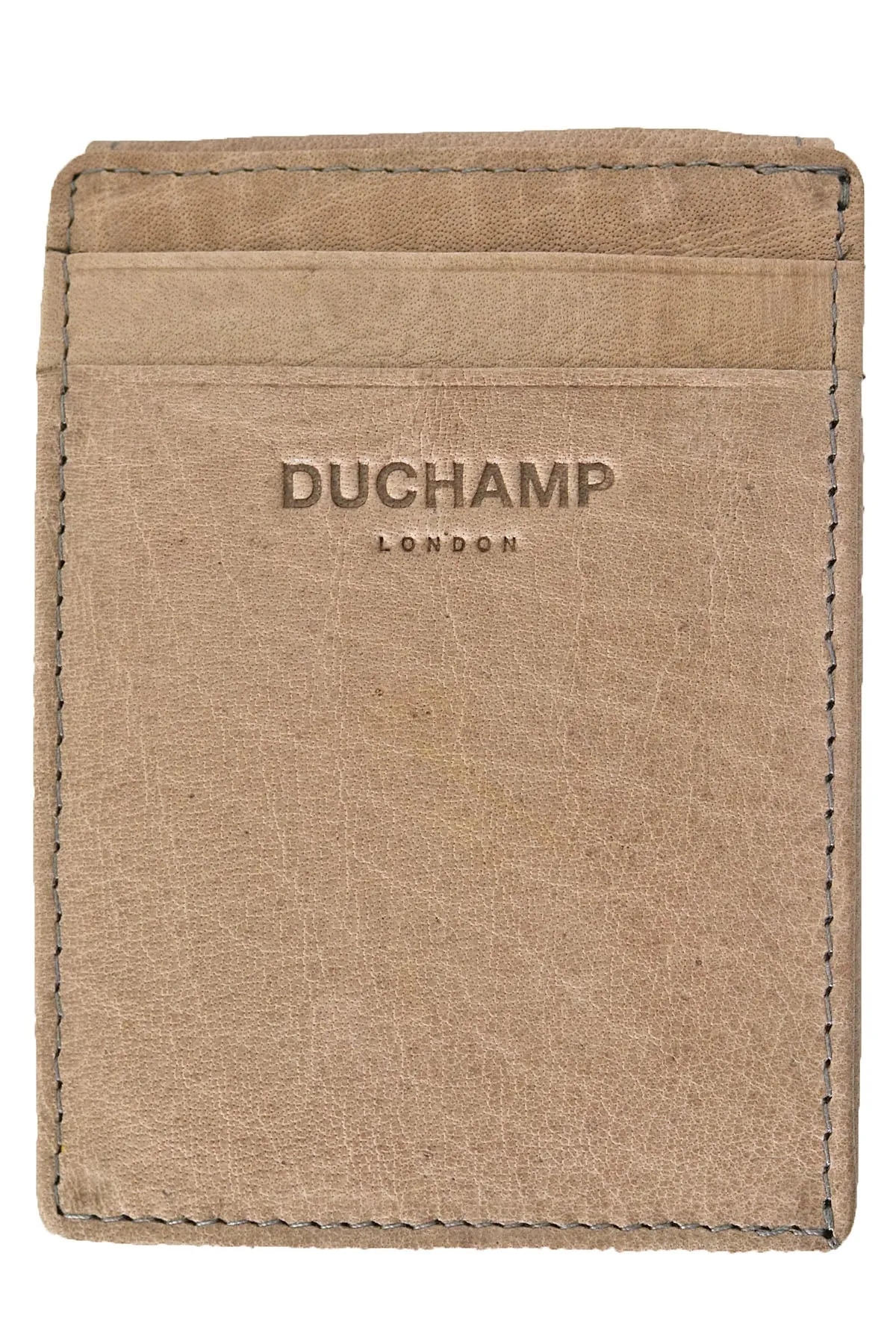 Duchamp London Tan Credit Card and ID Wallet