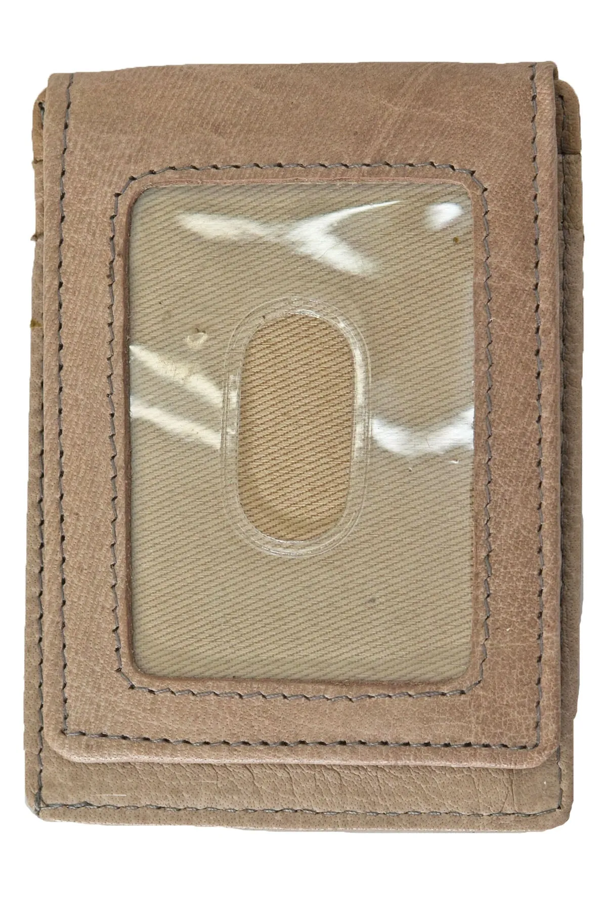 Duchamp London Tan Credit Card and ID Wallet