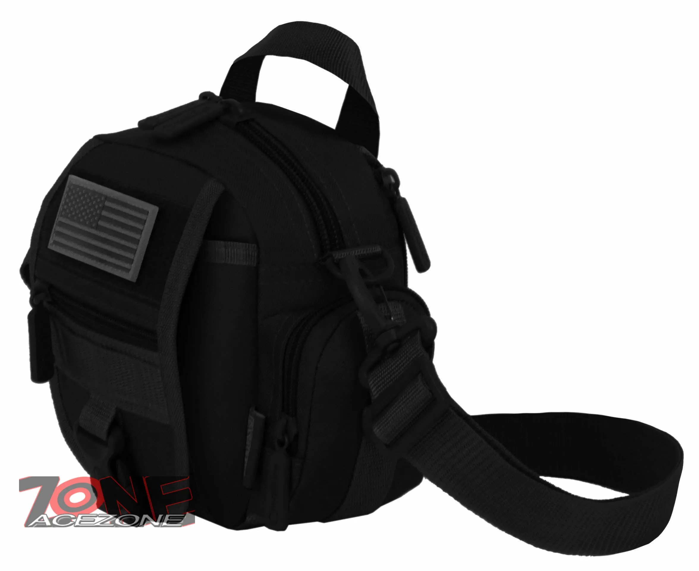 East West USA Tactical Multi Molle Assault Sling Utility Bag RT527 BLACK