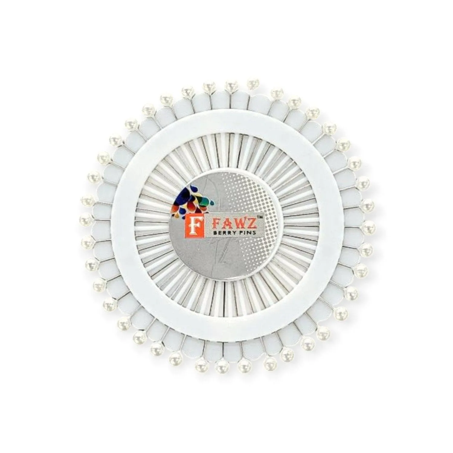 Faws Berry Pins White