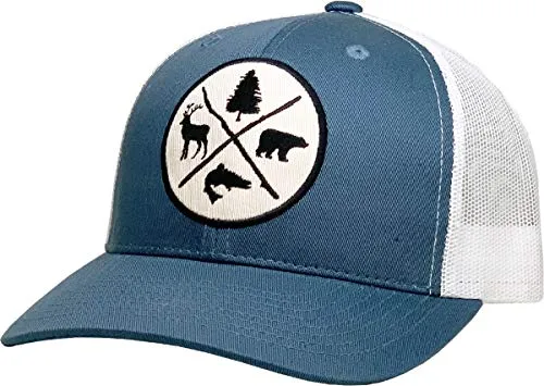 Fish Flag Trucker Hat by Funky Junque